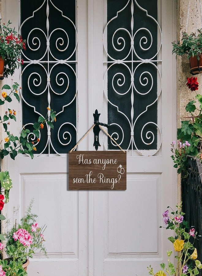 Ryeolo Ring Bearer Sign - Rustic Wedding Decorations, Here Comes the Bride, 11.8x5.9 Inch Wall Pediment - Image 5